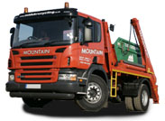 Truck from Mountain Skip Hire